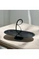صحن تقديم استانلس استيل بقاعدة 32×16×23سم 