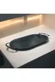 صحن تقديم استانلس استيل 40×20×2سم 