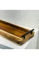 صينية تقديم من الخشب مقاس 48×16×3سم 