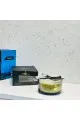 كاسه شمع مدور زجاج  700جرام 