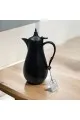 ترمس 1 لتر على هيئة دله شياكه الضيافه لون اسود 1لتر
