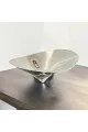 صينية تقديم استانلس استيل فضي 32×32×14سم 