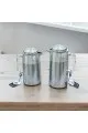 طقم ترمس شاي وقهوة  ريفان فضي 2قطع 