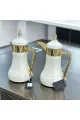 طقم ترامس رغد 2قطع ابيض مذهب 