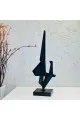 زينة ديكور بتصميم نحت  تجريدي - 51×20×10سم 