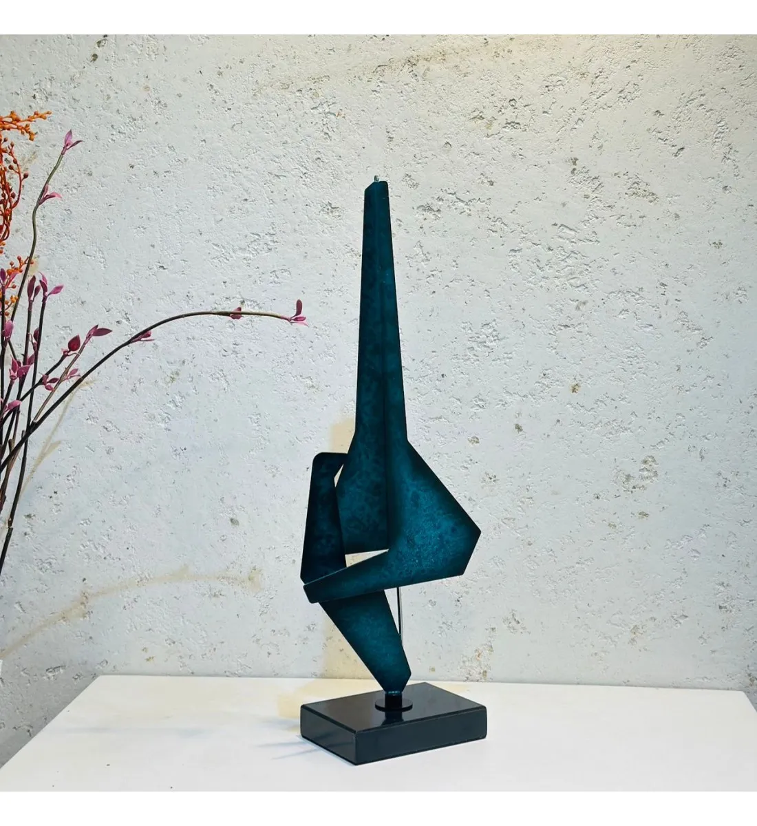 زينة ديكور بتصميم نحت  تجريدي - 51×20×10سم 