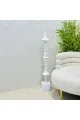 مجسم حديد ابيض ارتفاع100سم 