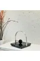 زينة ديكور بتصميم انيق وجذاب قاعده رخام -22×22×22سم 
