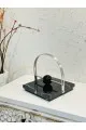 زينة ديكور بتصميم انيق وجذاب قاعده رخام -22×22×22سم 