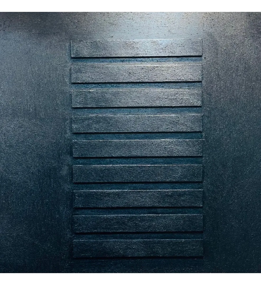 لوحة اطار خشبي قماش  جبسية ملمس خشن تصميم انيق  120×120سم 