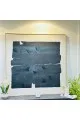 لوحة اطار خشبي قماش  ملمس خشن تصميم انيق  120×120سم 