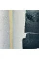 لوحة اطار خشبي قماش  ملمس خشن تصميم انيق  120×120سم 