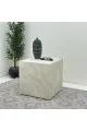 طاولة زاوية بديل حجر ملمس خشن 60*60*60سم 