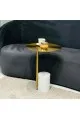 طاولة خدمة  حديد بقاعده رخام  40×40×56سم 