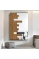 مرايات حائط خشبية نهر  (المنتج تفصيل )