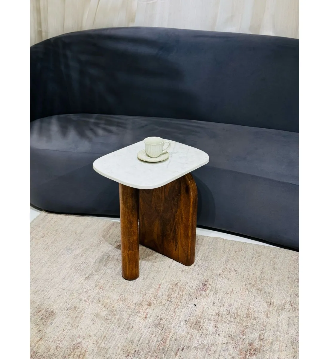 طاولة خدمة مفرد جانبية 52×35×45سم 