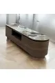   طاولة شاشة بلازما خشب سطح سيراميك 179×42×45سم 