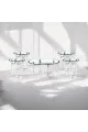 طقم استيل اكرليك 4+1
