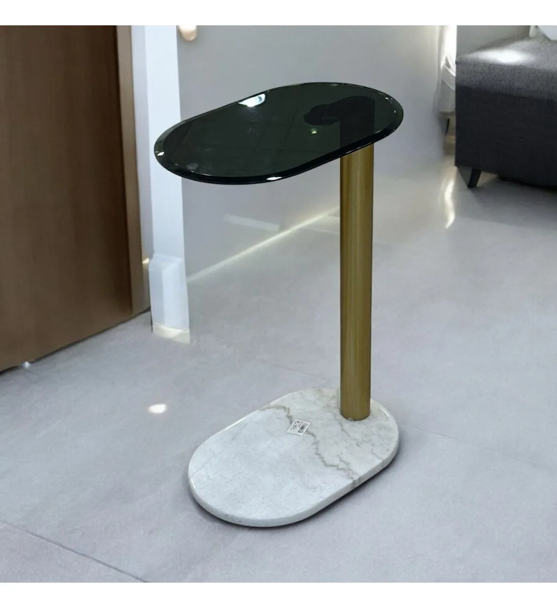 طاولة خدمة فردية –سطح  أسود – 57x37x24 سم