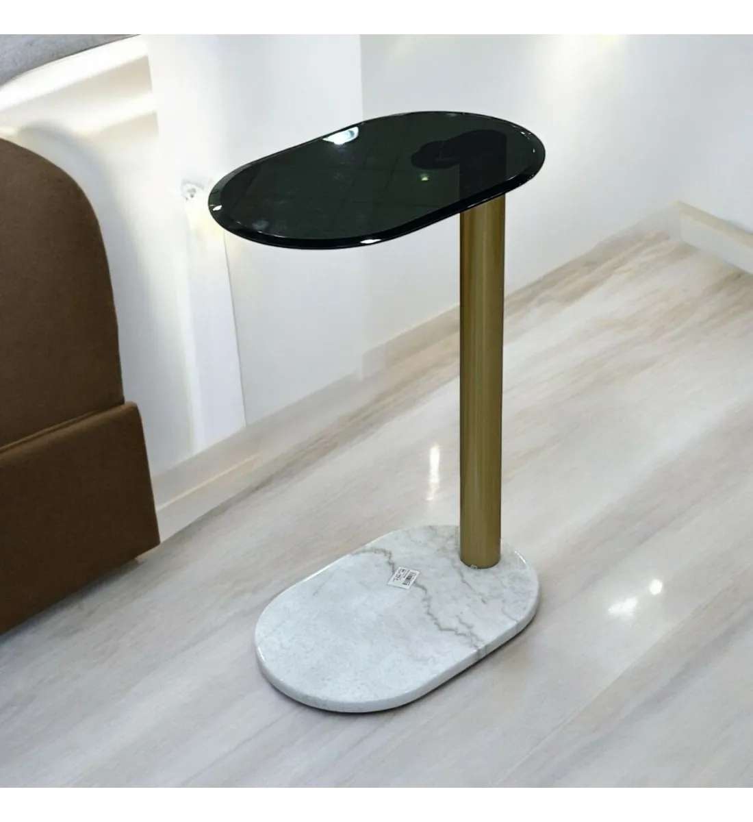 طاولة خدمة فردية –سطح  أسود – 57x37x24 سم