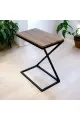 طاولة شاي خدمة مفرد بني 60x30x50 سم