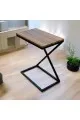 طاولة شاي خدمة مفرد بني 60x30x50 سم