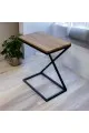 طاولة شاي خدمة مفرد بني 60x30x50 سم