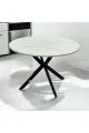 طاولة سفرة بسطح بديل الخشب 110×10×75سم (بدون كراسي )