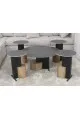 طقم طاولات 5قطع 
