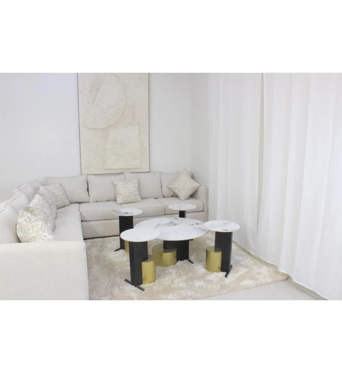 طقم طاولات 5قطع 