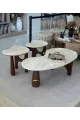 طقم طاولات3قطع رخام ترافنتينوا 