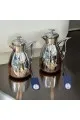 طقم ترمس شاي وقهوة تولين كروم  فضي  2قطع 
