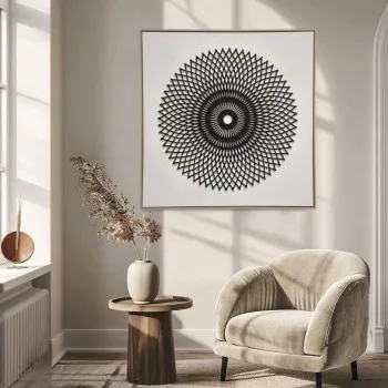 لوحة جدارية فنية، بتصميم مودرن مقاسات الوحة الطول 123سم  العرض83سم 