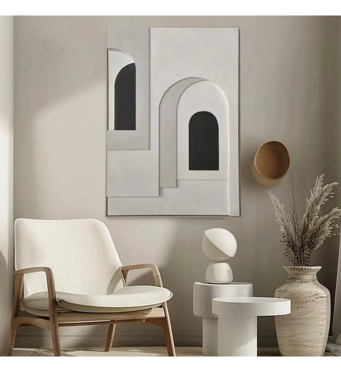 لوحة جدارية فنية، بتصميم مودرن مقاسات الوحة الطول 123سم  العرض83سم 