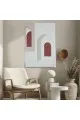 لوحة جدارية فنية، بتصميم مودرن مقاسات الوحة الطول 123سم  العرض83سم 