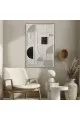 لوحة جدارية فنية، بتصميم مودرن مقاسات الوحة الطول 123سم  العرض83سم 