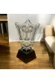 مبخرة كرستال شفاف 16×7×7سم 