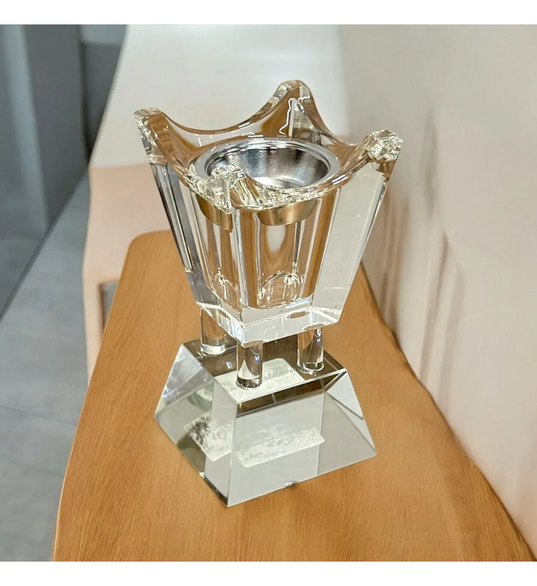مبخرة كرستال شفاف 13×7×7سم 