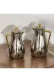 طقم ترمس شاي وقهوة تولين كروم  مذهب 2قطع 