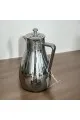 ترمس استيل زجاج كروم فضي 1 لتر