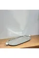 صحن تقديم من الاستانلس استيل   مقاس25×48×2سم 