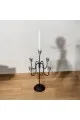 شمعدان بتصميم عصري حديد 5خانات 