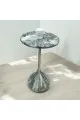 طاولة خدمة سطح خشب ملون  مقاس 35×35×55سم 