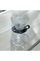 طقم تقطير v60 الة قهوة مكونة من قمع زجاجي وسيرفر زجاجي