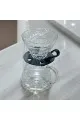 طقم تقطير v60 الة قهوة مكونة من قمع زجاجي وسيرفر زجاجي