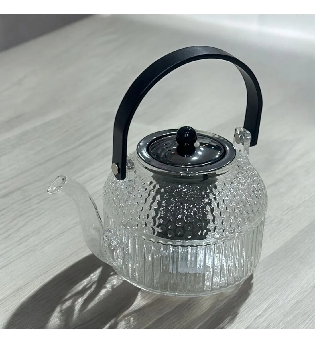 ابريق قزاز شفاف1200مل 