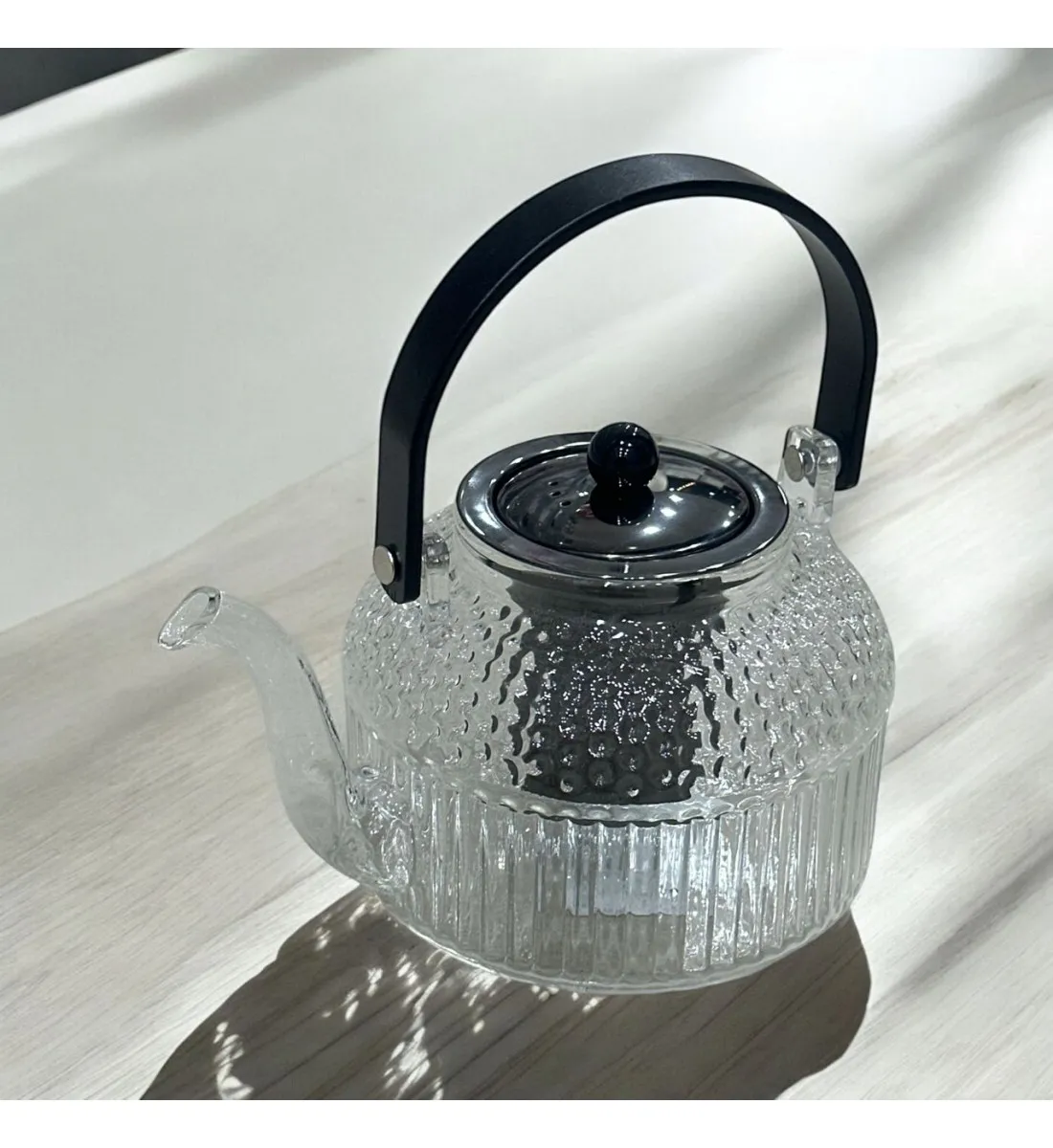 ابريق قزاز شفاف1200مل 