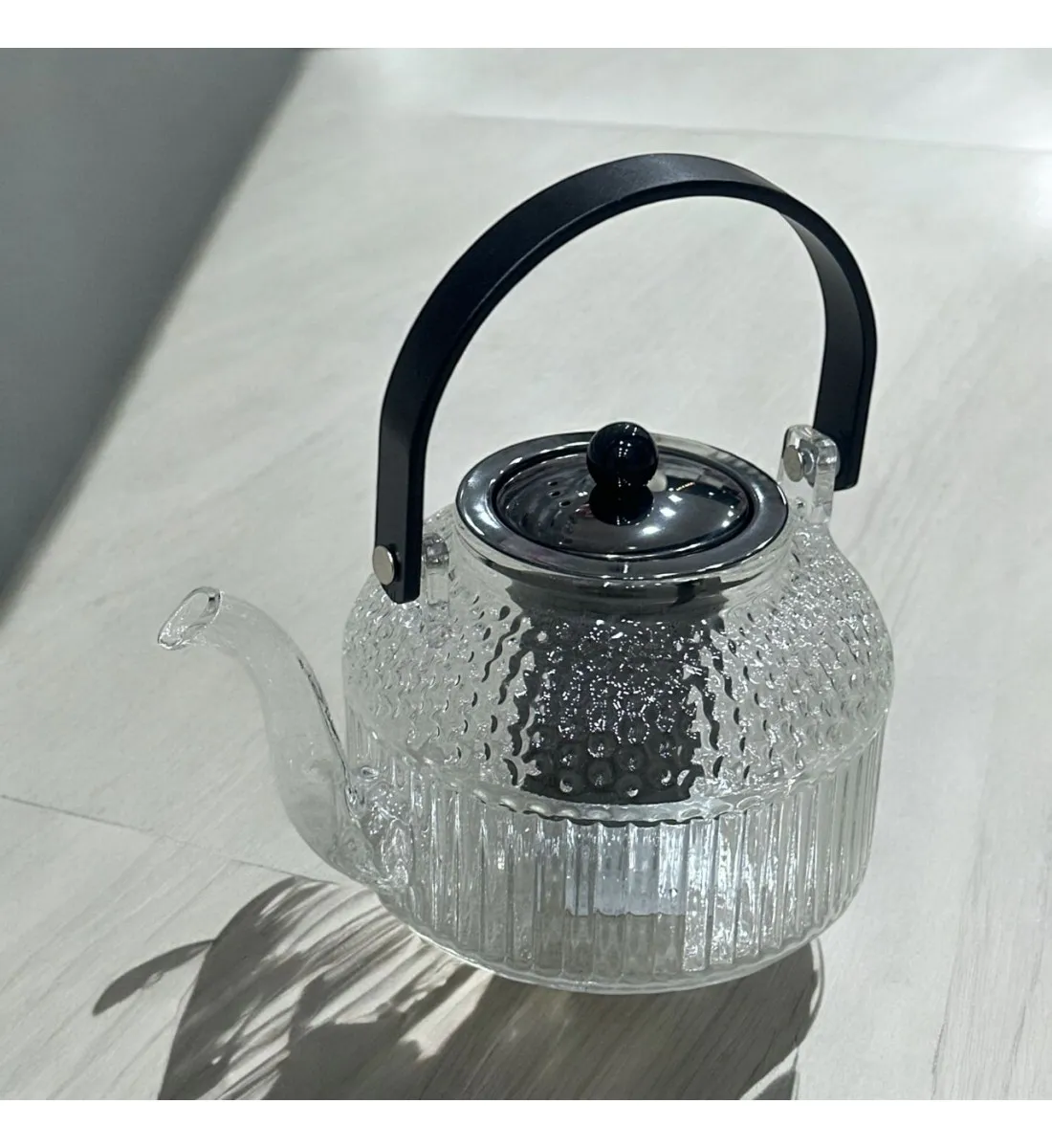 ابريق قزاز شفاف1200مل 