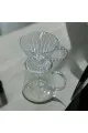 طقم تقطير v60 الة قهوة مكونة من قمع زجاجي وسيرفر زجاجي