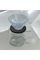 طقم تقطير v60 الة قهوة مكونة من قمع زجاجي وسيرفر زجاجي